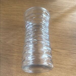 Elegant Clear Glass Vase
